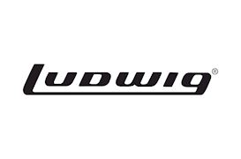 LUDWIG - BASSDRUM BLOCK LOGO STICKER BLACK 13"